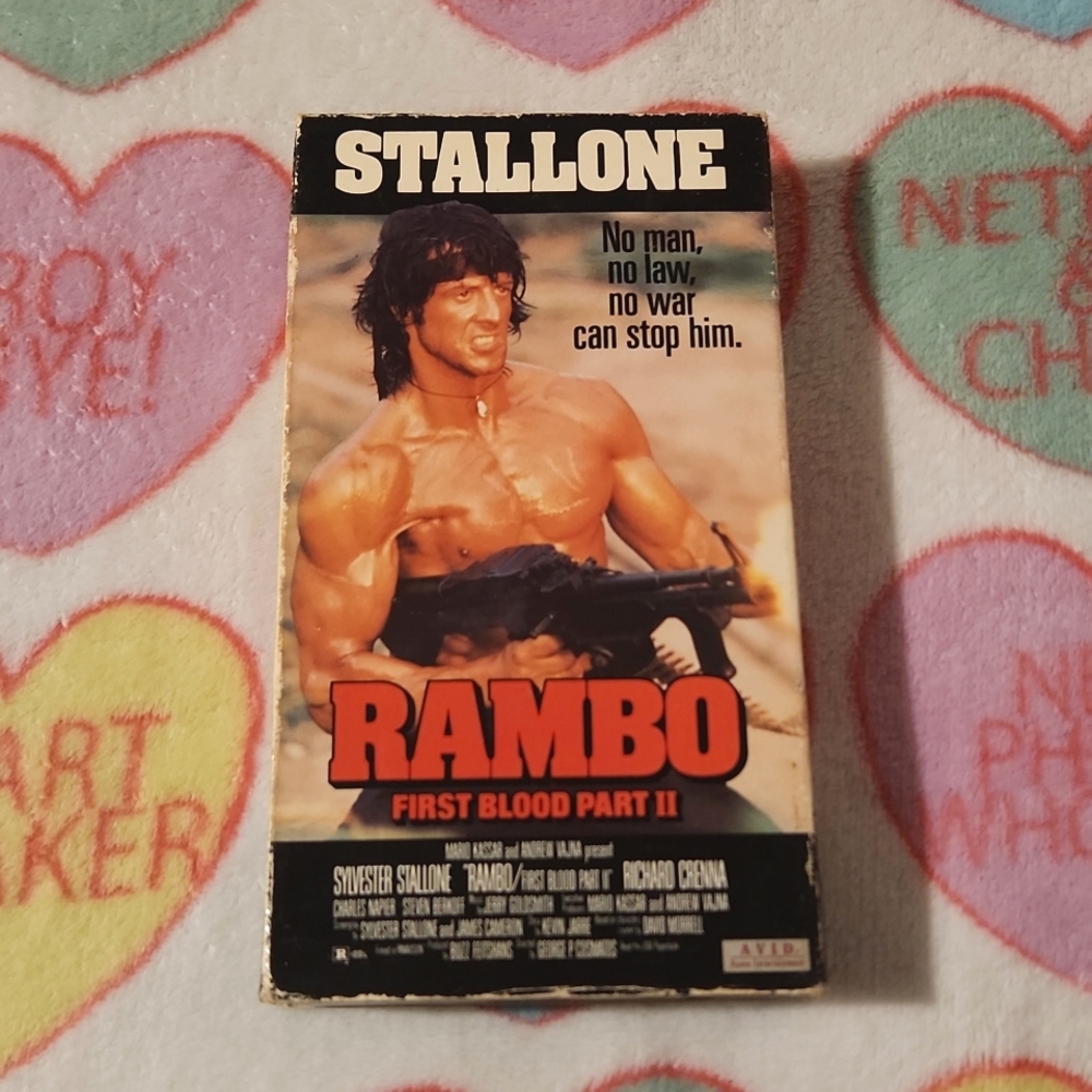 Rambo First Blood Part II VHS